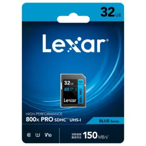 Lexar 800x Pro SDXC UHS-I Card - 150 MBPS